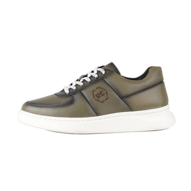 REDCHIEF Olive Leather Casual Oxford for Men RC3949 124