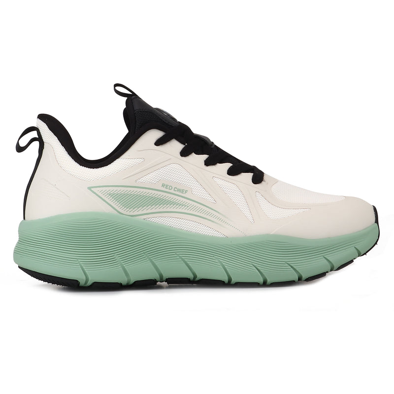 RC SPORTS Beige-Green Running Shoe for Men R1779 CD13