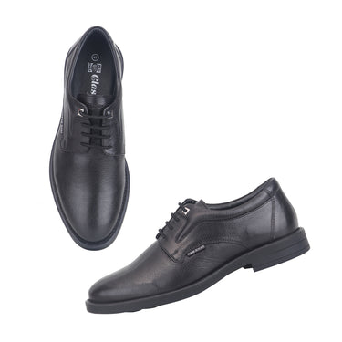 RED CHIEF Black Leather Formal Shoes for Men RC4026 001