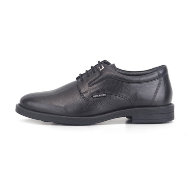 RED CHIEF Black Leather Formal Shoes for Men RC4026 001