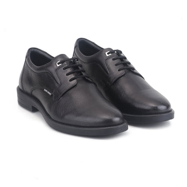 RED CHIEF Black Leather Formal Shoes for Men RC4026 001