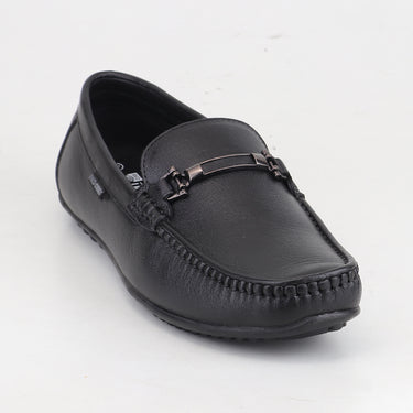 Red Chief Black Formal Loafer Shoes for Men RC4065 001