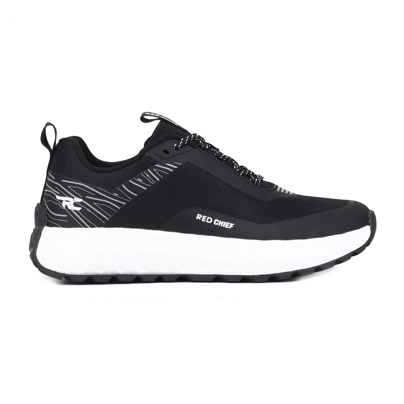 Red Chief Sports Black-White Running Shoes for Men R1735 F025
