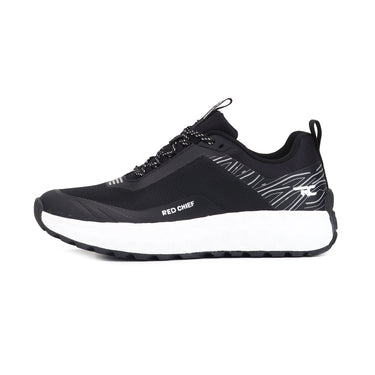 Red Chief Black-White Running Shoes for Men R1735 F025