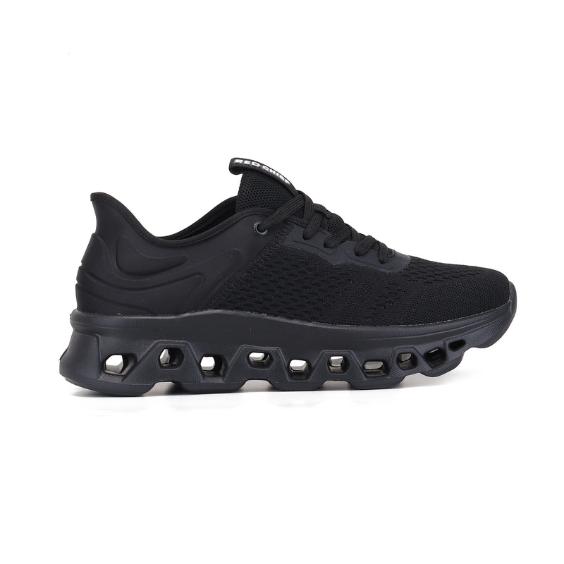 Red Chief Black Walking Shoes for Men W7018 001