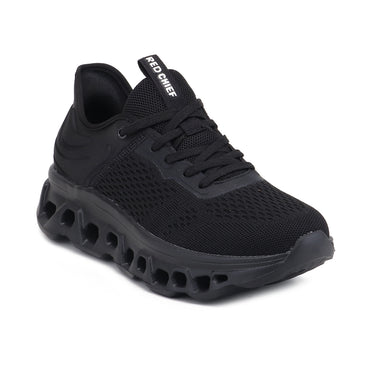 Red Chief Sports Black Walking Shoes for Men W7018 001