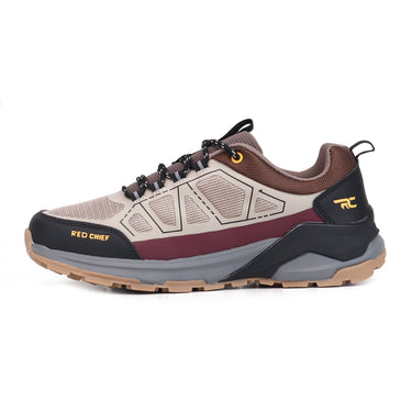 Red Chief Sports Maroon-Grey Hiker Shoes for Men H20045 CD05