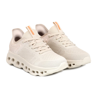 Red Chief Beige-White Walking Shoes for Men W7019 CC59