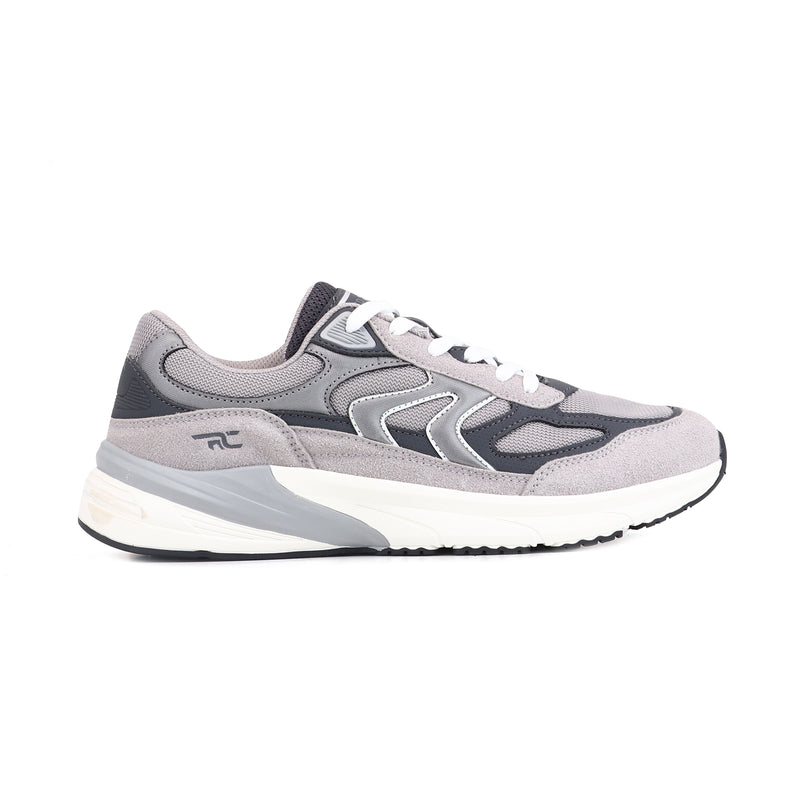 Red Chief Sports Grey-White Running Shoes for Men R1738 CD09