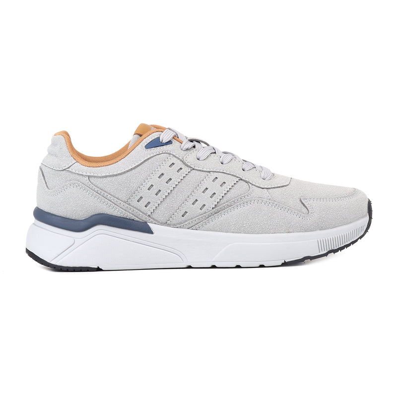 Red Chief Sports Grey-White Sneaker for Men C6017 F041