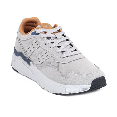 Red Chief Sports Grey-White Sneaker for Men C6017 F041