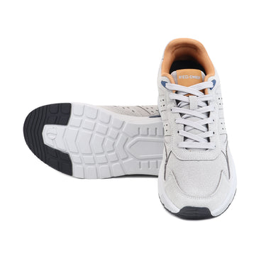 Red Chief Sports Grey-White Sneaker for Men C6017 F041