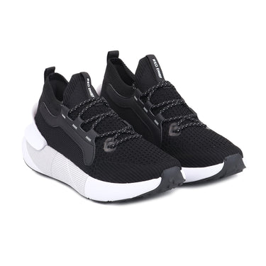 Red Chief Black-White Walking Shoes for Men W7021 F013