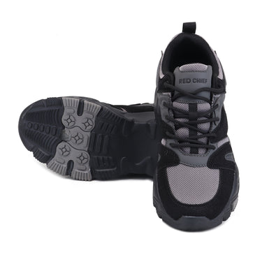 Red Chief Sports Black-Grey Sneaker for Men C6016 F020