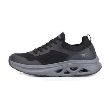 Red Chief Black-Grey Running Shoes for Men R1742 F020