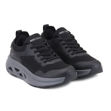 Red Chief Black-Grey Running Shoes for Men R1742 F020