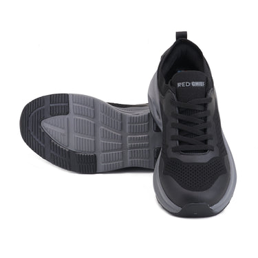 Red Chief Black-Grey Running Shoes for Men R1742 F020