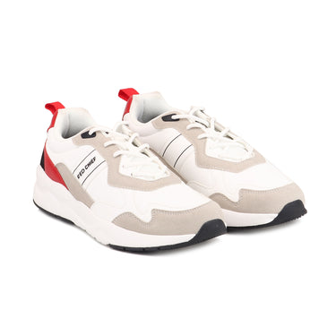 Red Chief Sports White-Red Sneaker for Men C6018 091