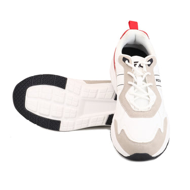 Red Chief Sports White-Red Sneaker for Men C6018 091