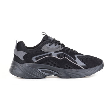 Red Chief Sports Black Color & Low Ankle Lace-Up Comfortable Running Shoes for Men |R1732 001