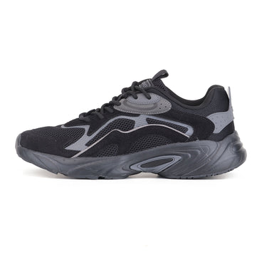 Red Chief Sports Black Color & Low Ankle Lace-Up Comfortable Running Shoes for Men |R1732 001