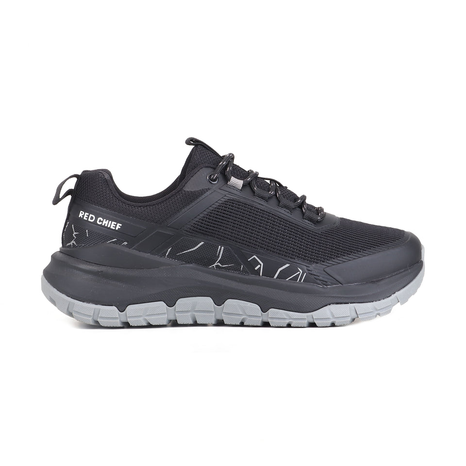 Red Chief Sports Black Color & Low Ankle Lace-Up Comfortable Hiker Sho ...