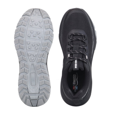 Red Chief Sports Black Color & Low Ankle Lace-Up Comfortable Hiker Shoes for Men |H20044 001