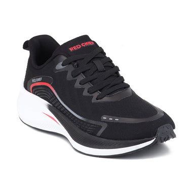 Red Chief Sports Black Color & Low Ankle Lace-Up Comfortable Running Shoes for Men |R1733 001