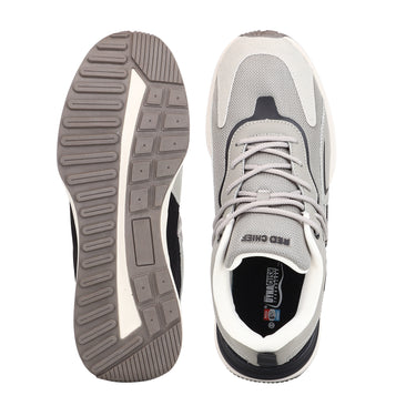 Red Chief Sports Mid Grey Color & Low Ankle Lace-Up Comfortable Running Shoes for Men |R1731 C782