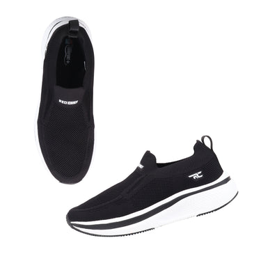 Red Chief Sports Black Color & Low Ankle Slip-On Comfortable Walking Shoes for Men |W7028 001
