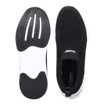 Red Chief Sports Black Color & Low Ankle Slip-On Comfortable Walking Shoes for Men |W7028 001