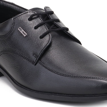 RED CHIEF Black Leather Formal Shoes for Men RCE2116 001