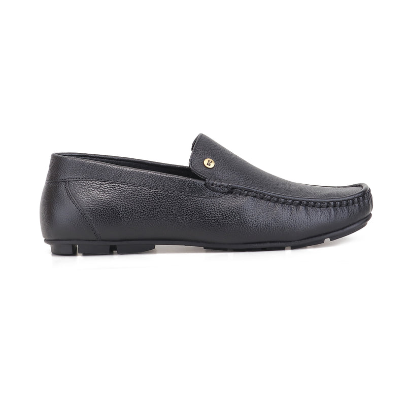 RED CHIEF Black Leather Formal Shoes for Men RC2009 001