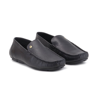 RED CHIEF Black Leather Formal Shoes for Men RC2009 001