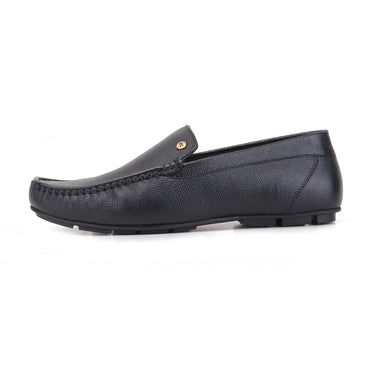 RED CHIEF Black Leather Formal Shoes for Men RC2009 001