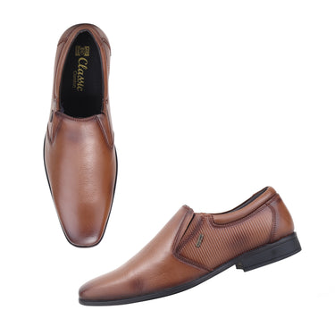 RED CHIEF Tan Leather Formal Shoes for Men RC7511 006