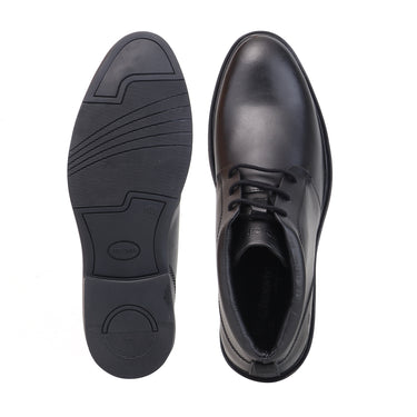 RED CHIEF Black Leather Formal Shoes for Men RC5544 001