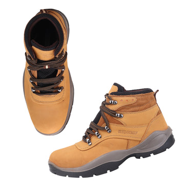 RED CHIEF Camel Leather Casual Shoes for Men RC2070 004