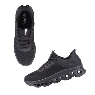 Red Chief Sports Black Color & Low Ankle Lace-Up Comfortable Walking Shoes for Men |W7019 001