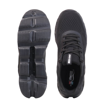 Red Chief Sports Black Color & Low Ankle Lace-Up Comfortable Walking Shoes for Men |W7019 001