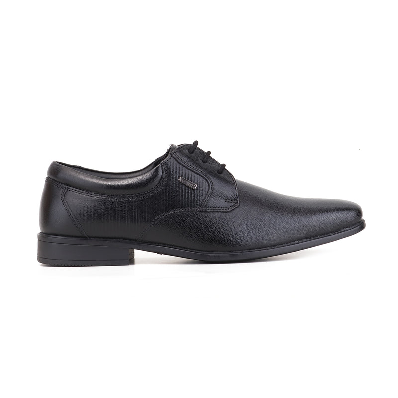 RED CHIEF Black Leather Formal Shoes for Men RC7510 001