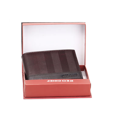 RED CHIEF Brown Leather Wallet for Men A90163 003