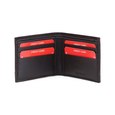 RED CHIEF Brown Leather Wallet for Men A90163 003