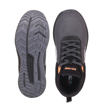 Red Chief Sports D.Grey-Blk. Color & Low Ankle Lace-Up Comfortable Running Shoes for Men |R1769 865