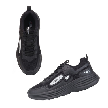 RC SPORTS Black Running Shoe for Men R1772 001