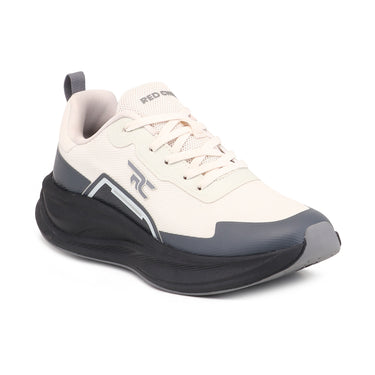 Red Chief Sports Beige-D.Grey Color & Low Ankle Lace-Up Comfortable Running Shoes for Men |R1749 CD12