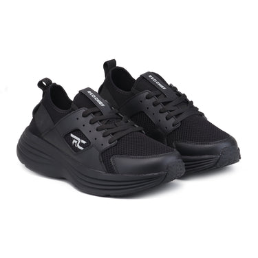 RC SPORTS Black Walking Shoe for Men W7035 001