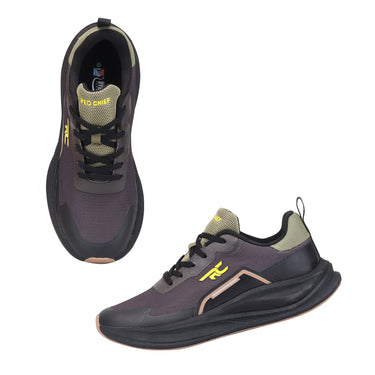 Red Chief Sports Chocolate Brown Color & Low Ankle Lace-Up Comfortable Running Shoes for Men |R1749 CD17