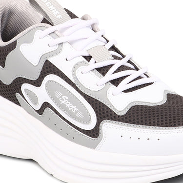 RC SPORTS White/Gray Running Shoe for Men R1772 085