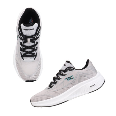 Red Chief Sports Grey Color & Low Ankle Lace-Up Comfortable Running Shoes for Men |R1752 C005